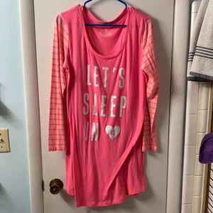 Victoria’s Secret XL Let’s Sleep In Oversize Shirt
